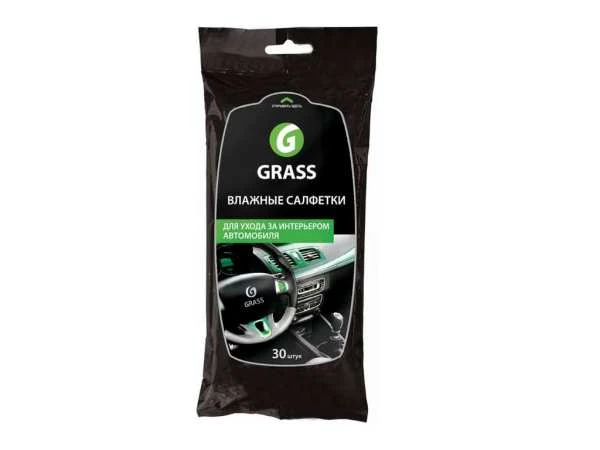 Фото Салфетка влажная для ухода за интерьером а/м GRASS IT0311 — оригинальные автотовары Мега Ойл