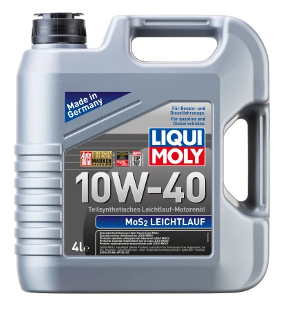 Масло моторное LIQUI MOLY MoS2 Leichtlauf 10W40 SL/CF;A3/B3 4л